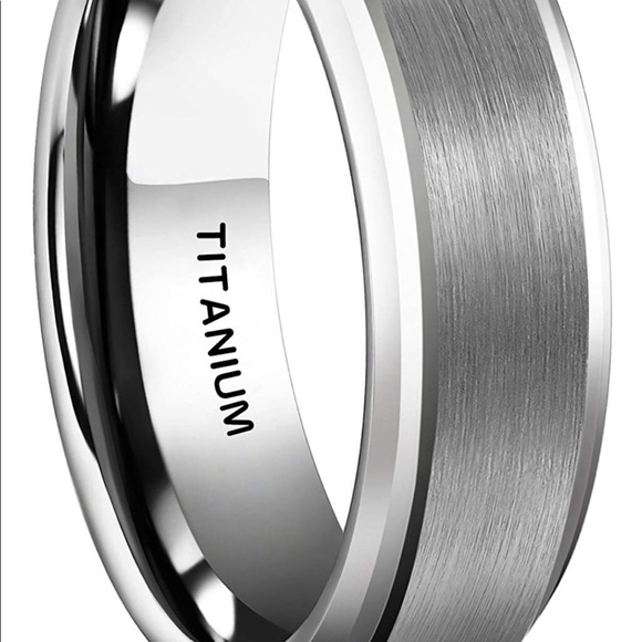 Tigrade Other - 6mm Tigrade Titanium Ring Brushed Matte Size 12